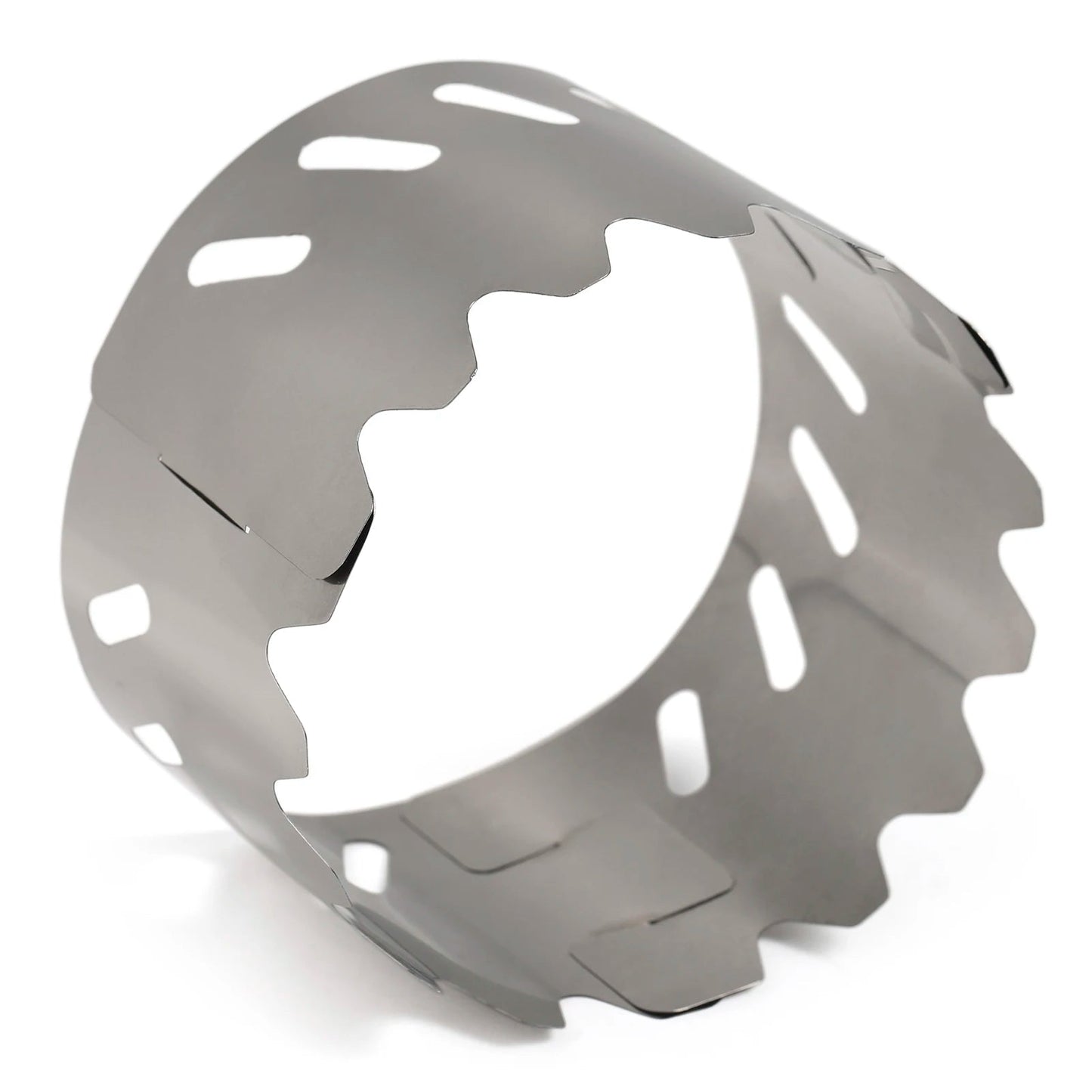 Tomshoo Titanium Windscherm – Ultralicht Windscherm voor Gas - en Alcoholbranders – Camping & Hiking - Bivakshop