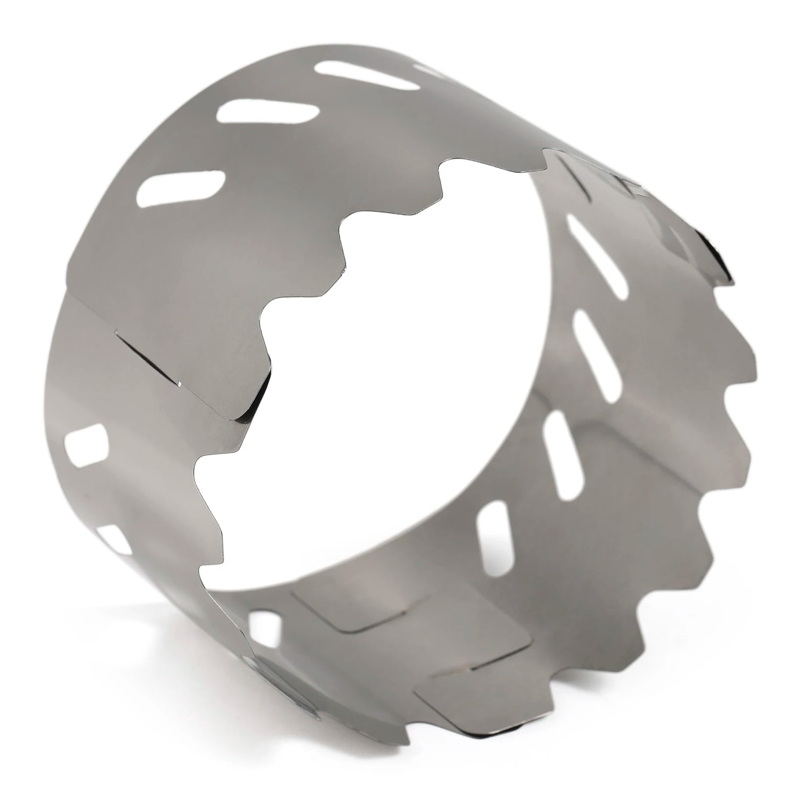 Tomshoo Titanium Windscherm – Ultralicht Windscherm voor Gas - en Alcoholbranders – Camping & Hiking - Bivakshop