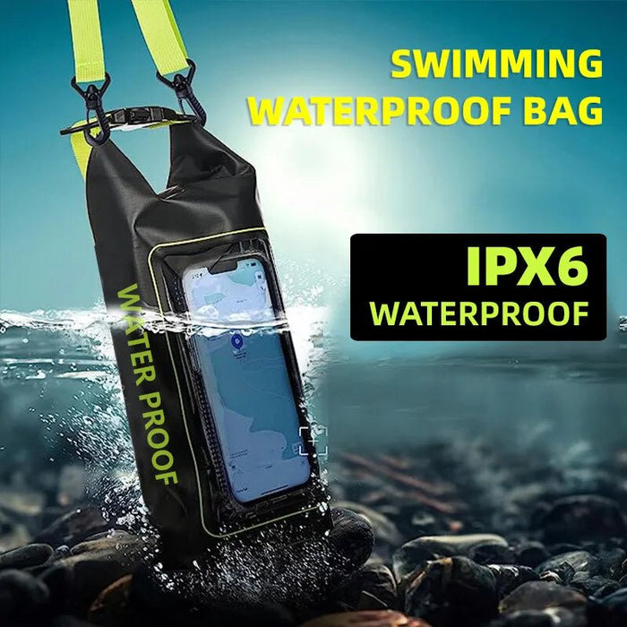 Touchscreen drybag 2 L – Waterdichte unisex tas voor outdoor & wateractiviteiten - Bivakshop
