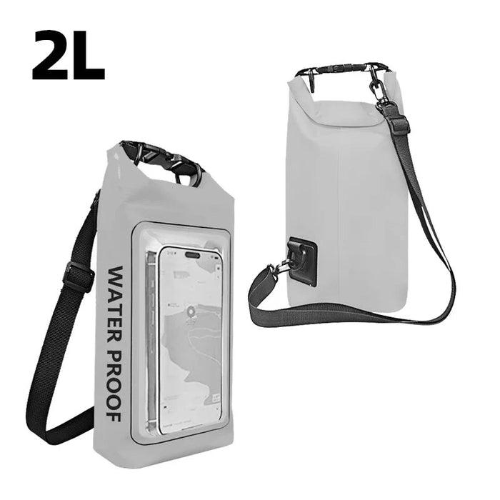 Touchscreen drybag 2 L – Waterdichte unisex tas voor outdoor & wateractiviteiten - Bivakshop