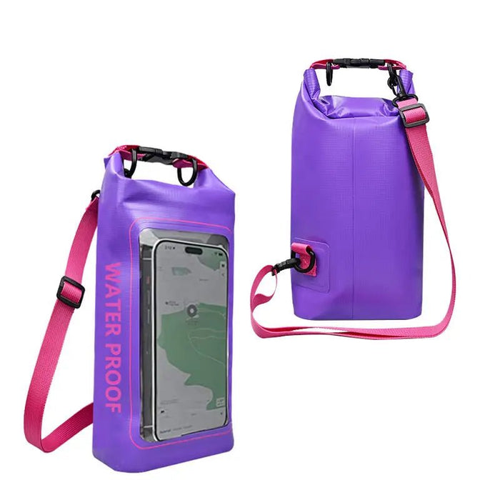 Touchscreen drybag 2 L – Waterdichte unisex tas voor outdoor & wateractiviteiten - Bivakshop