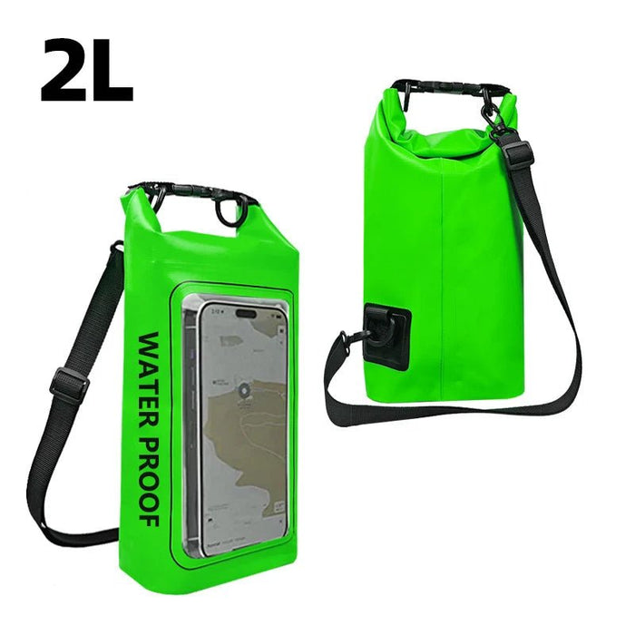 Touchscreen drybag 2 L – Waterdichte unisex tas voor outdoor & wateractiviteiten - Bivakshop