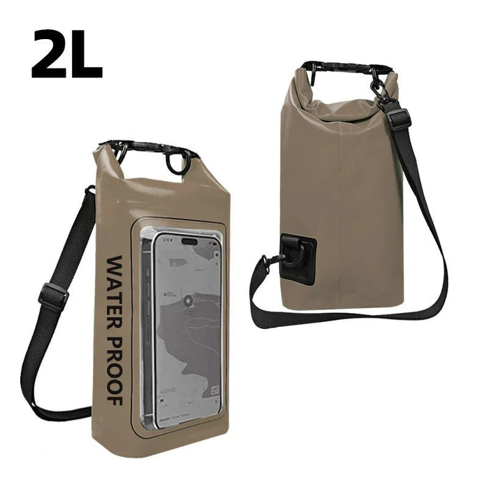 Touchscreen drybag 2 L – Waterdichte unisex tas voor outdoor & wateractiviteiten - Bivakshop