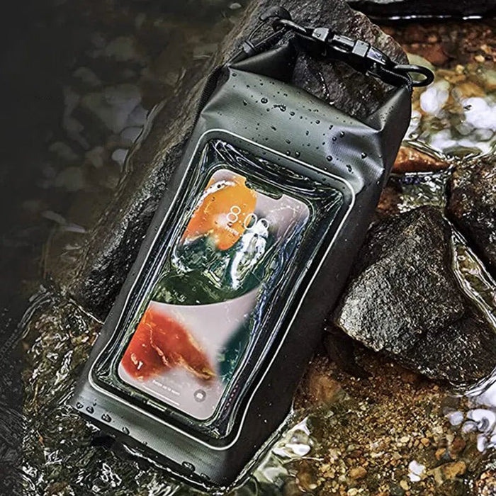 Touchscreen drybag 2 L – Waterdichte unisex tas voor outdoor & wateractiviteiten - Bivakshop
