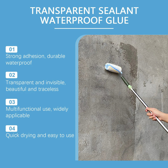 Transparante Waterdichte Afdichtingslijm (100 - 450g) – Onzichtbare Lekvrije Super Sealant - Bivakshop