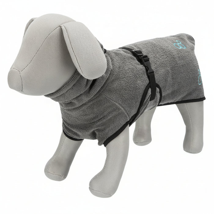 Trixie - Badjas & Huisoverall Badstof Grijs - Diverse maten - Bivakshop