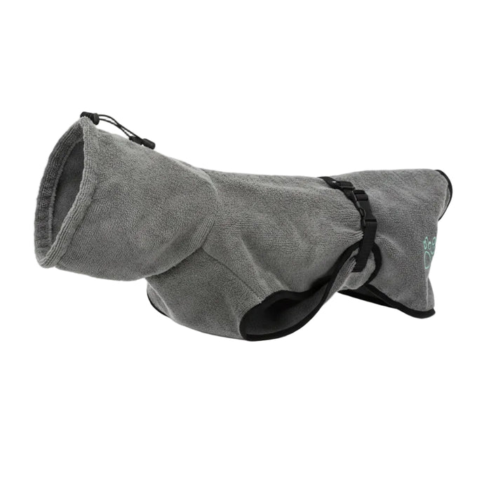 Trixie - Badjas & Huisoverall Badstof Grijs - Diverse maten - Bivakshop