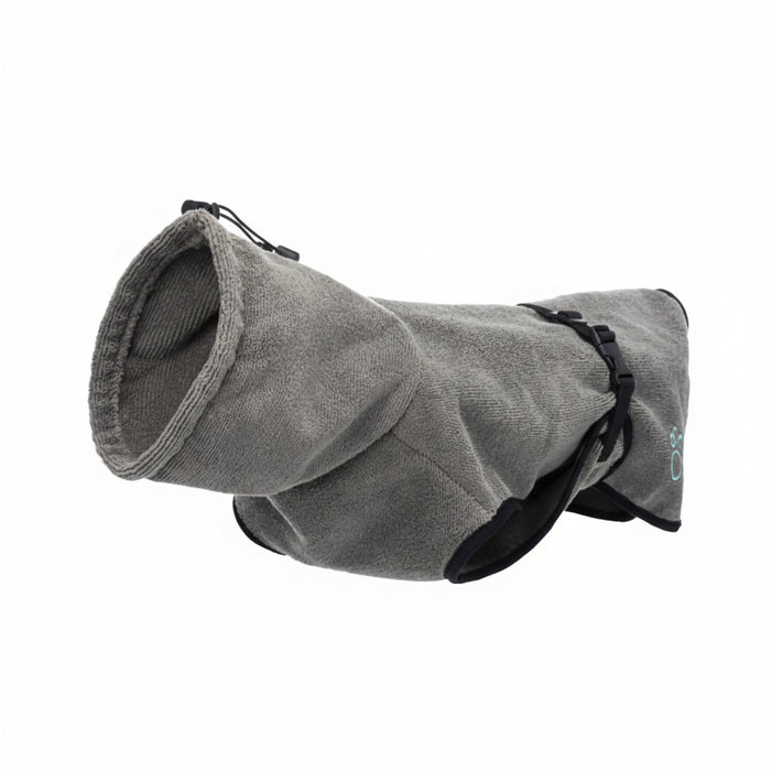 Trixie - Badjas & Huisoverall Badstof Grijs - Diverse maten - Bivakshop