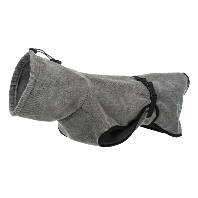 Trixie - Badjas & Huisoverall Badstof Grijs - Diverse maten - Bivakshop