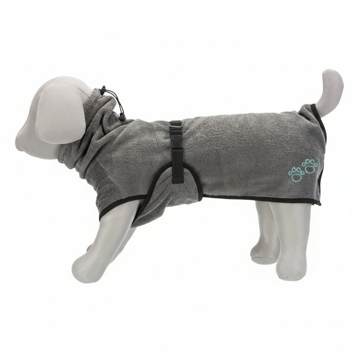 Trixie - Badjas & Huisoverall Badstof Grijs - Diverse maten - Bivakshop
