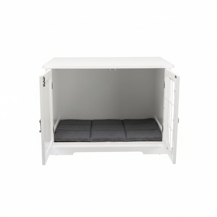 Trixie - Bench Home Kennel Hond - Wit - Bivakshop