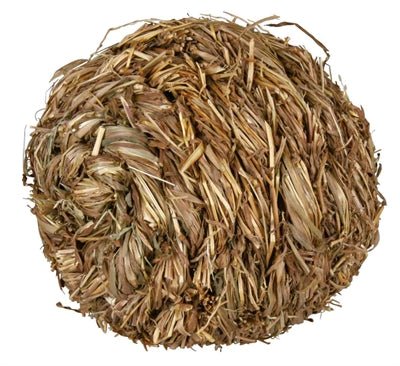 Trixie - Grasbal Met Bel - Natuurlijk Speelgoed (6 cm & 10 cm) - Bivakshop