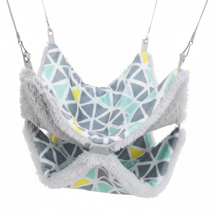 Trixie - Hangmat Sunny - 2 Verdiepingen Pluche (30x30 cm) - Bivakshop