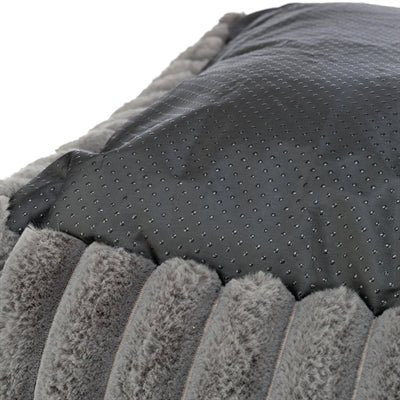 Trixie - Hondenmand Lonni - Ribfluweel Hoekig Grijs - Diverse Maten - Bivakshop