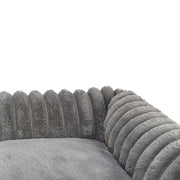 Trixie - Hondenmand Lonni - Ribfluweel Hoekig Grijs - Diverse Maten - Bivakshop