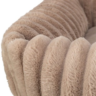 Trixie - Hondenmand Lonni - Ribfluweel Hoekig Lichtbruin - Diverse Maten - Bivakshop