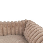 Trixie - Hondenmand Lonni - Ribfluweel Hoekig Lichtbruin - Diverse Maten - Bivakshop