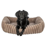 Trixie - Hondenmand Lonni - Ribfluweel Hoekig Lichtbruin - Diverse Maten - Bivakshop