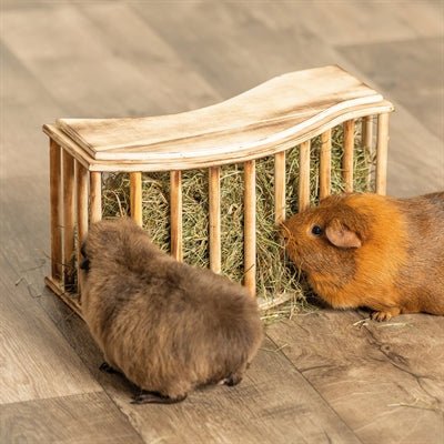 Trixie - Hooiruif Met Deksel - Hout Gevlamd (2 varianten) - Bivakshop