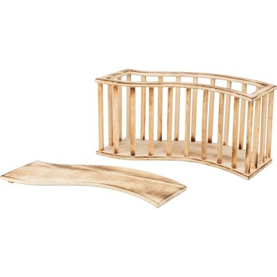 Trixie - Hooiruif Met Deksel - Hout Gevlamd (2 varianten) - Bivakshop