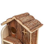 Trixie - Huis Henna - Natuurlijk Schorshout Speelhuis (27x15x21 cm) - Bivakshop
