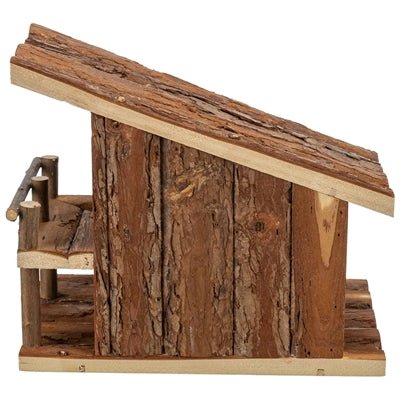 Trixie - Huis Jule - Natuurlijk Schorshout Speelhuis (25x18x21 cm) - Bivakshop