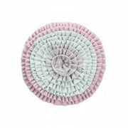 Trixie - Junior Snuffelmat - Interactieve Puzzel - Roze / Mint / Grijs (38 cm) - Bivakshop