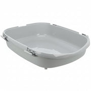 Trixie - Kattenbak Primo XXL Met Rand Grijs / Wit - 71x56x25 cm - Extra Groot - Bivakshop