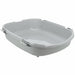 Trixie - Kattenbak Primo XXL Met Rand Grijs / Wit - 71x56x25 cm - Extra Groot - Bivakshop