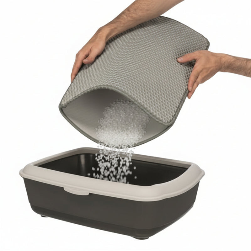 Trixie - Kattenbak Uitloopmat Eva - Grijs - 45x35 cm / 55x40 cm - Bivakshop