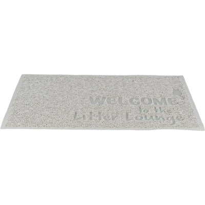 Trixie - Kattenbakmat PVC - Lichtgrijs - 45x37 cm / 60x40 cm - Bivakshop