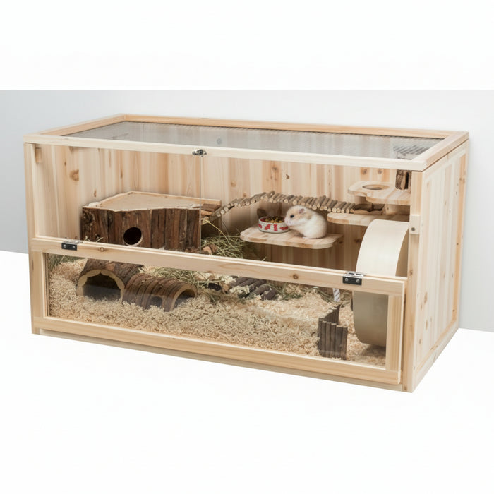 Trixie - Knaagdierverblijf Hout - Luxe Graaf - en Speelparadijs (100 cm) - Bivakshop