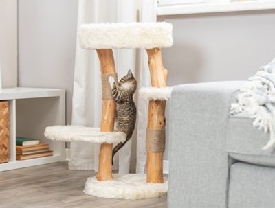 Trixie - Krabpaal Santo Hout (73 cm) – Natuurlijk Design met Sisal & Mand - Bivakshop