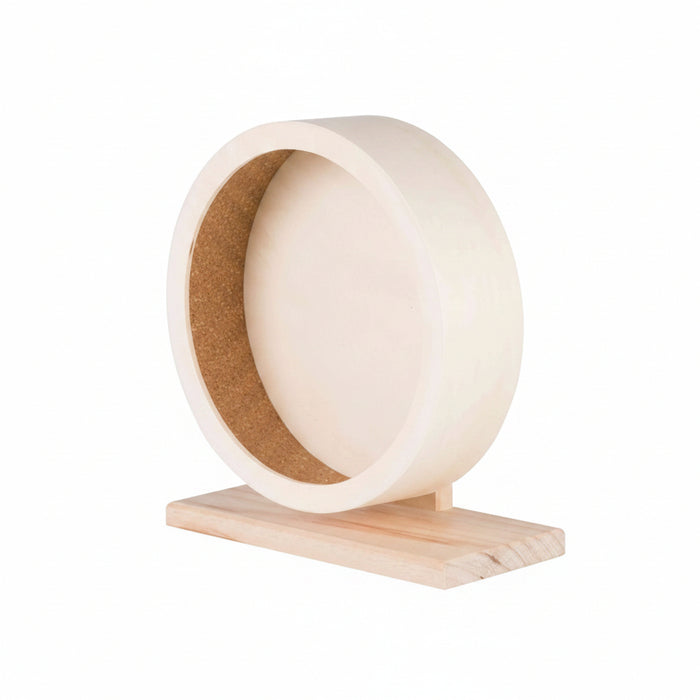 Trixie - Looprad Hout - Stil Hamsterwiel met Kurk (3 varianten) - Bivakshop