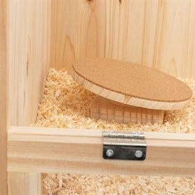 Trixie - Loopschijf Hamsters - Hout & Kurk (22 cm) - Bivakshop