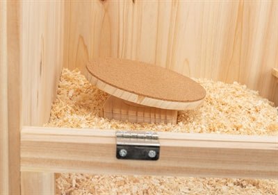 Trixie - Loopschijf Hamsters - Hout & Kurk (22 cm) - Bivakshop