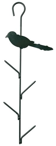 Trixie - Mezenbollenhouder Vogel 4 Bollen Metaal - Donkergroen - Bivakshop