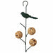 Trixie - Mezenbollenhouder Vogel 4 Bollen Metaal - Donkergroen - Bivakshop