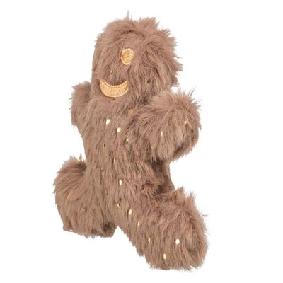 Trixie Pluche Gemberkoekman (Xmas) – Bruin Hondenspeelgoed – Zacht & Sfeervol - Bivakshop