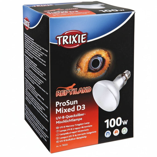 Trixie - Prosun Mixed D3 UV - B Lamp – 100W & 160W – Zelfstartend - Bivakshop