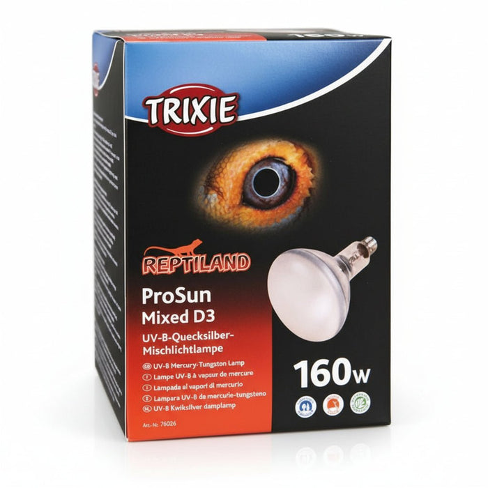 Trixie - Prosun Mixed D3 UV - B Lamp – 100W & 160W – Zelfstartend - Bivakshop