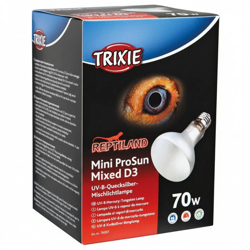 Trixie - Reptiland Mini Prosun Mixed D3 UV - B Lamp – 70W – Zelfstartend - Bivakshop