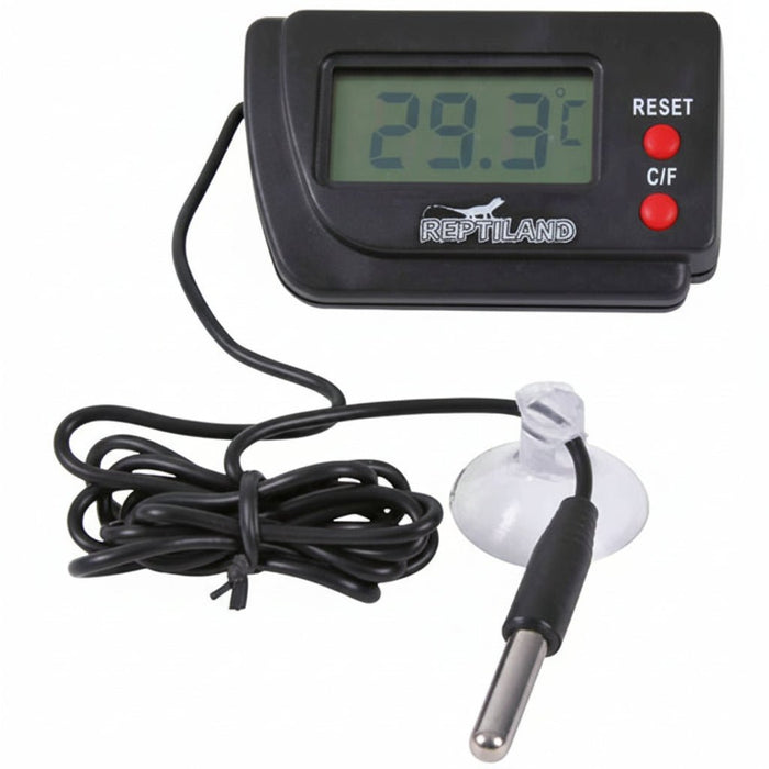 Trixie - Reptiland Thermometer Digital Met Afstandsmeter – 6,5 x 4 cm - Bivakshop