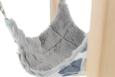 Trixie - Schuilplaats Met Hangmat Sunny - Onbehandeld Hout (2 varianten) - Bivakshop