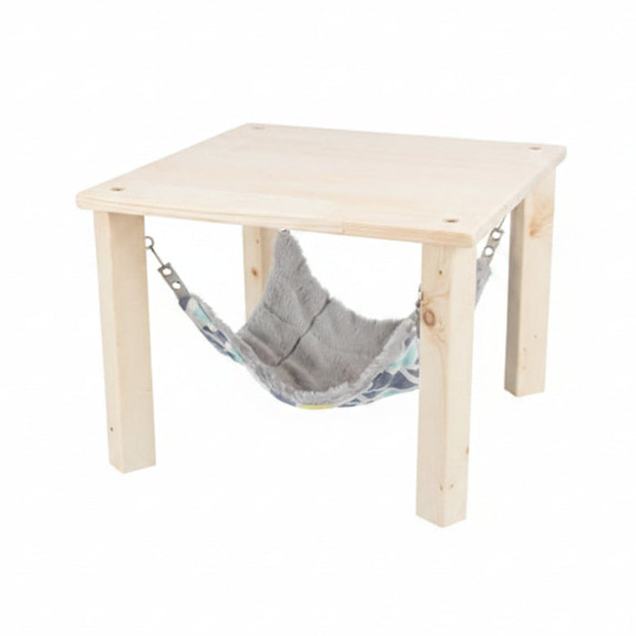 Trixie - Schuilplaats Met Hangmat Sunny - Onbehandeld Hout (2 varianten) - Bivakshop