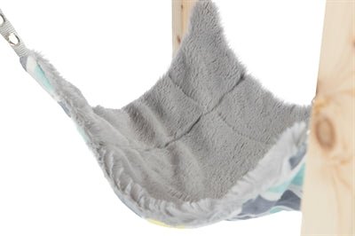 Trixie - Schuilplaats Met Hangmat Sunny - Onbehandeld Hout (2 varianten) - Bivakshop