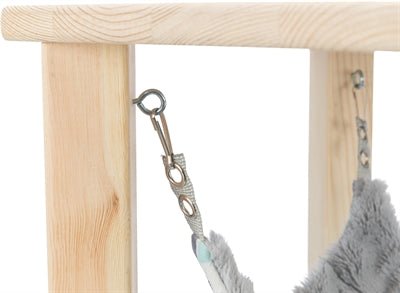 Trixie - Schuilplaats Met Hangmat Sunny - Onbehandeld Hout (2 varianten) - Bivakshop
