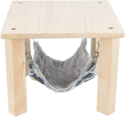 Trixie - Schuilplaats Met Hangmat Sunny - Onbehandeld Hout (2 varianten) - Bivakshop