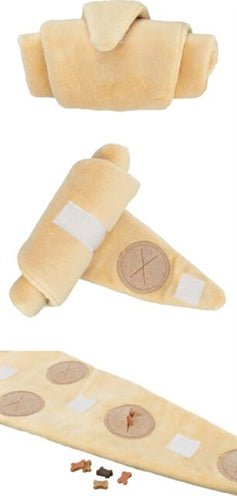 Trixie - Snack Croissant Pluche - Interactieve Hondenpuzzel (40 cm) - Bivakshop