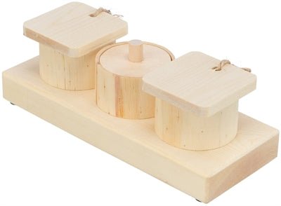 Trixie - Snack Cups - Houten Intelligentiespel (15x4,5x6 cm) - Bivakshop